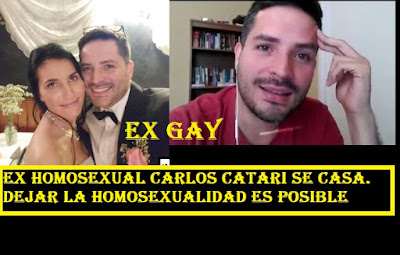 Ex homosexual Carlos Catari contrae matrimonio. Testimonio ex gay, ex LGTB #Katecon2006
