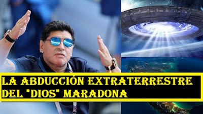 El dios Maradona víctima de abducción #Extraterrestre?. Missing time? #WALKINS #Katecon2006